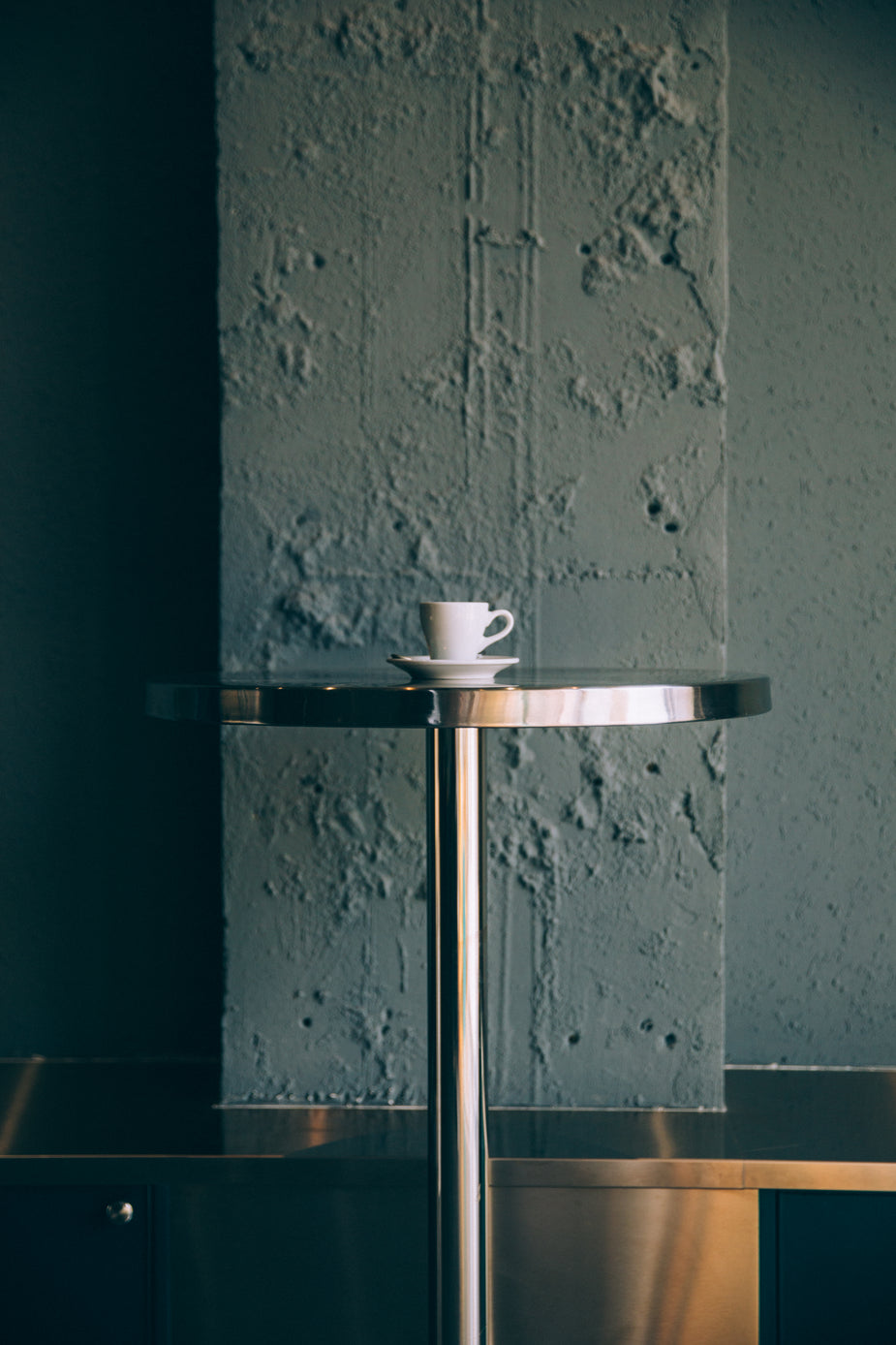 Small metal table